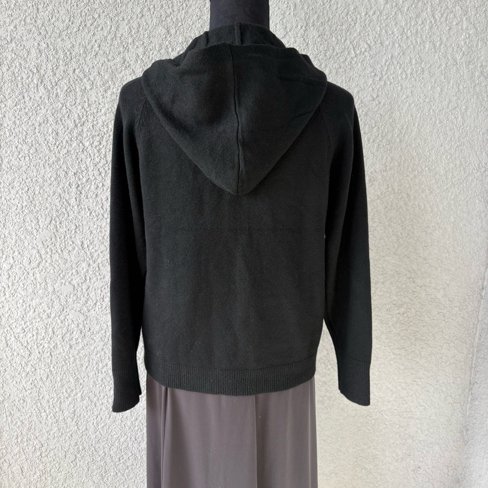S. Christina Black Cashmere Hoodie - Brand New - L/XL - Picture 2 of 7